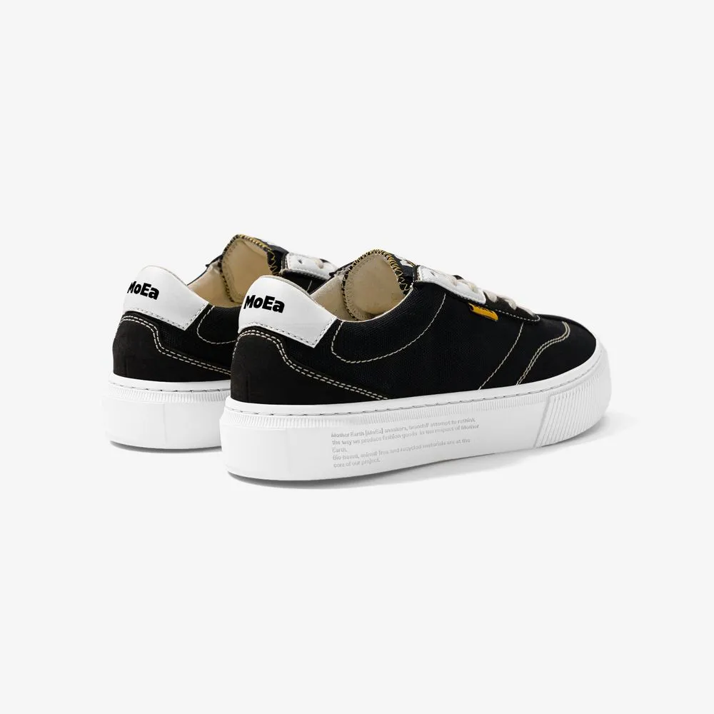 Recycled Material Black Sneakers Gen4 - Banana Black & White