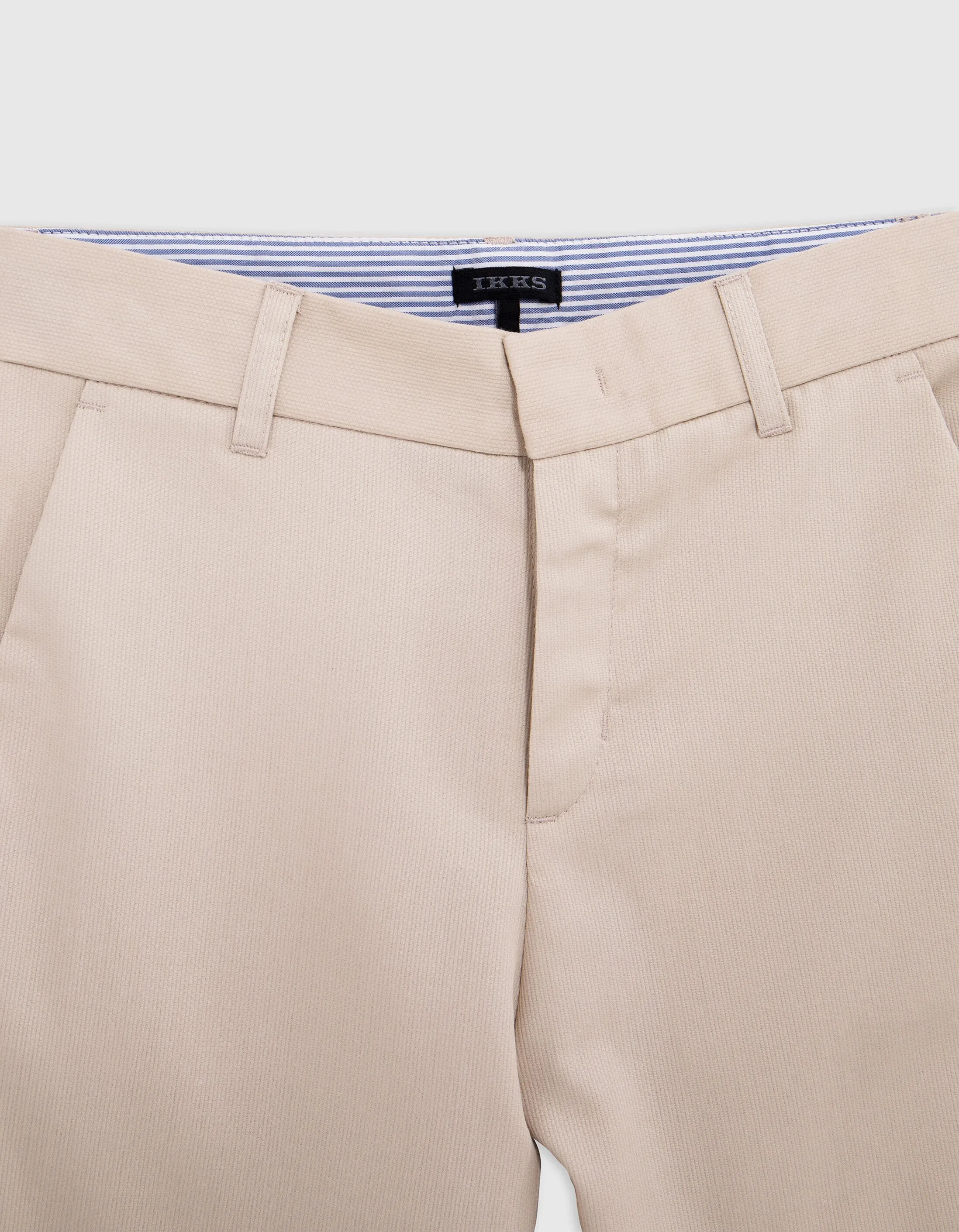 Beige boy's formal Bermuda shorts