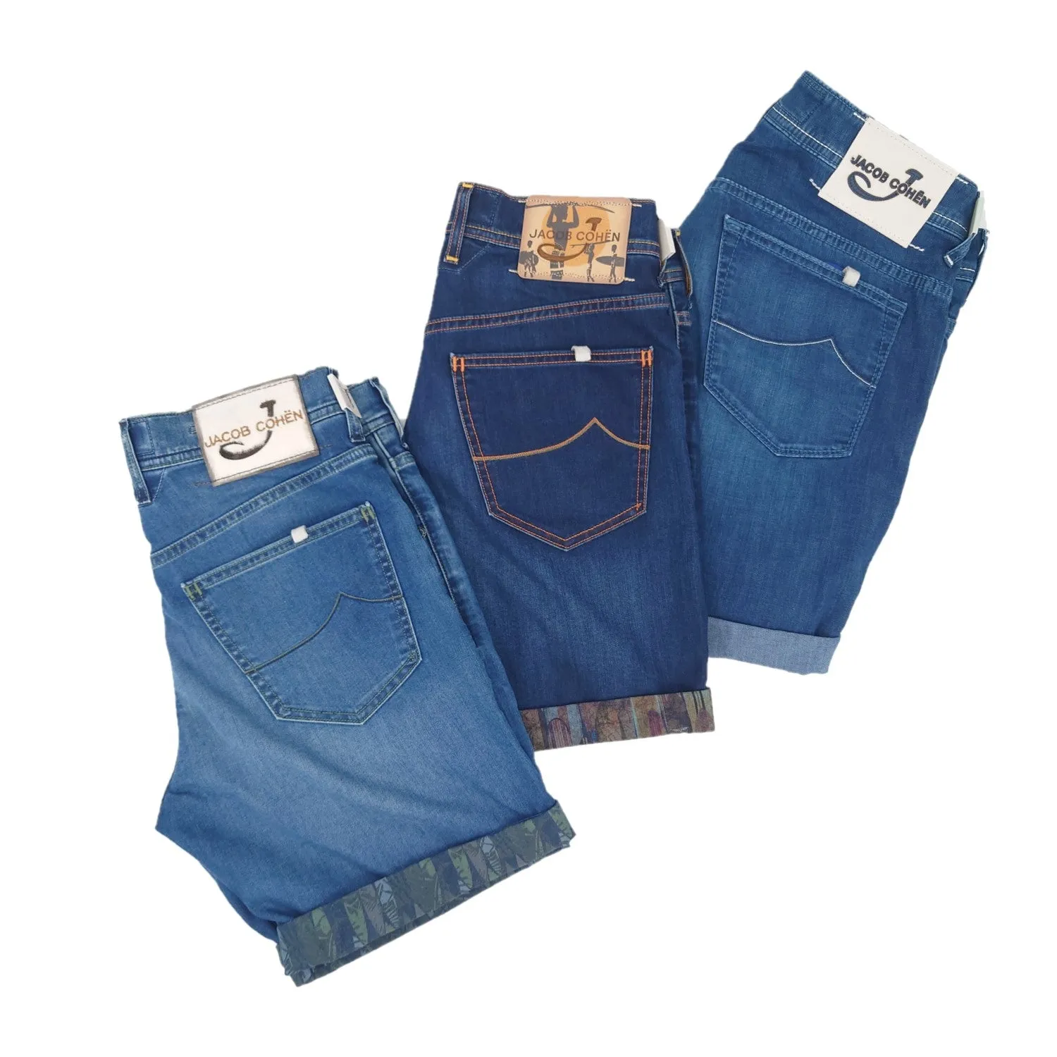 Blue Verde Jacob Cohën J6636 01843 Bermuda Shorts