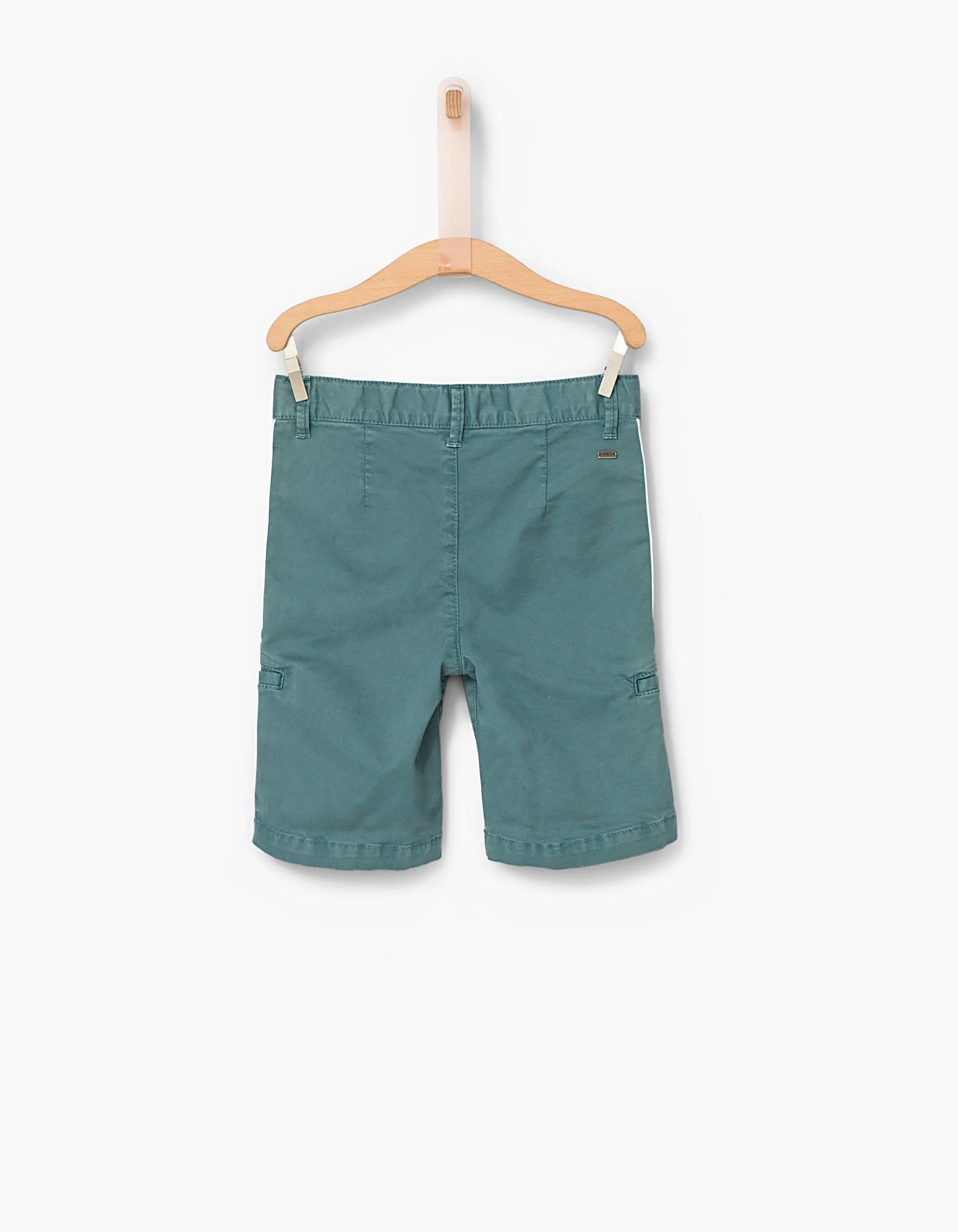 Bermuda stripe boy shorts petroleum.