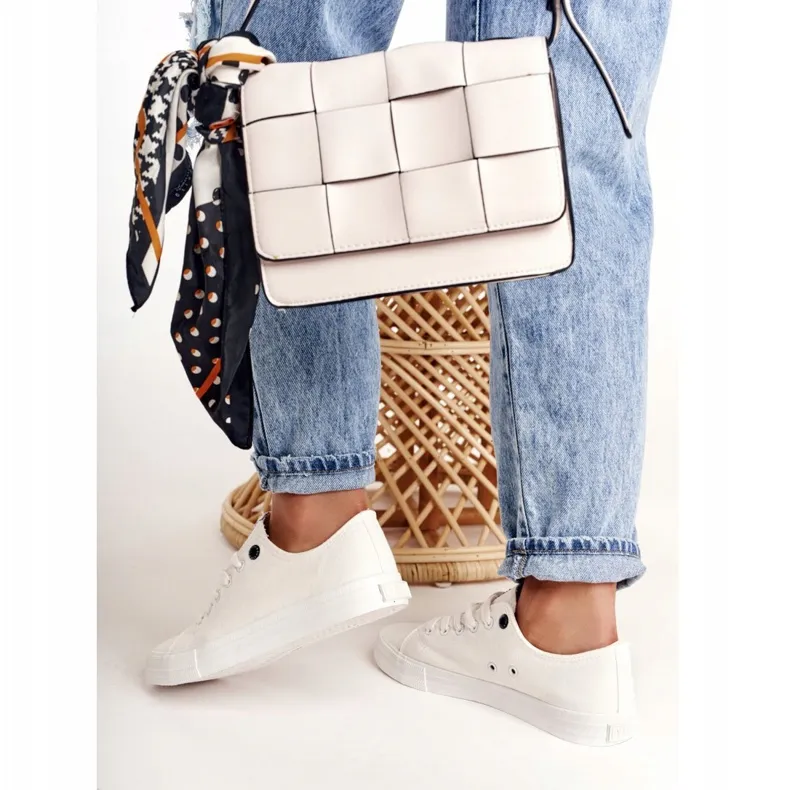 Big Star Women's White Sneakers DD274451 White