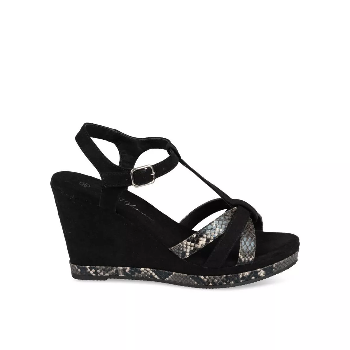 Black Lady Glam Sandals