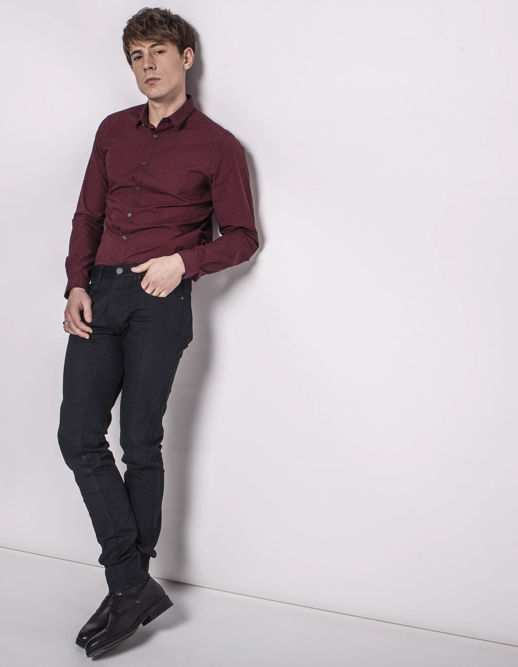Black men's pants.