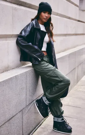 Black MOON BOOT Icon Low Boots