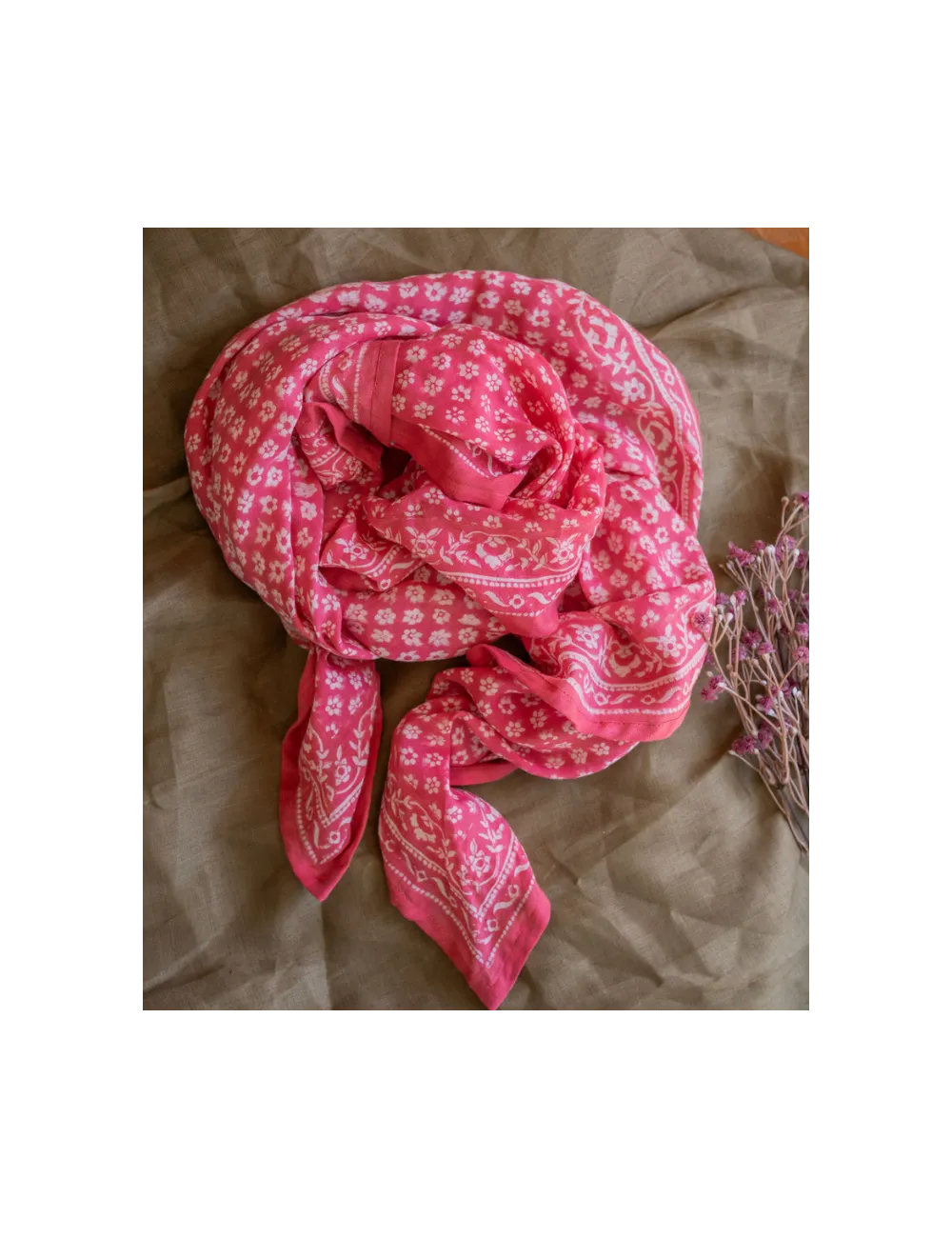 Blockprint Children's Scarf - Boho-chic - Bindi Atelier