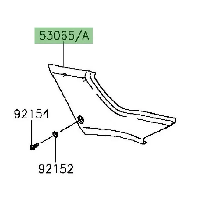 Kawasaki Z300 (2015-2016) Undertail Side Cover | Moto Shop 35