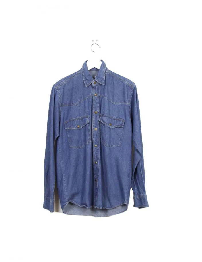 Blue Denim Shirt T Size Small/Medium