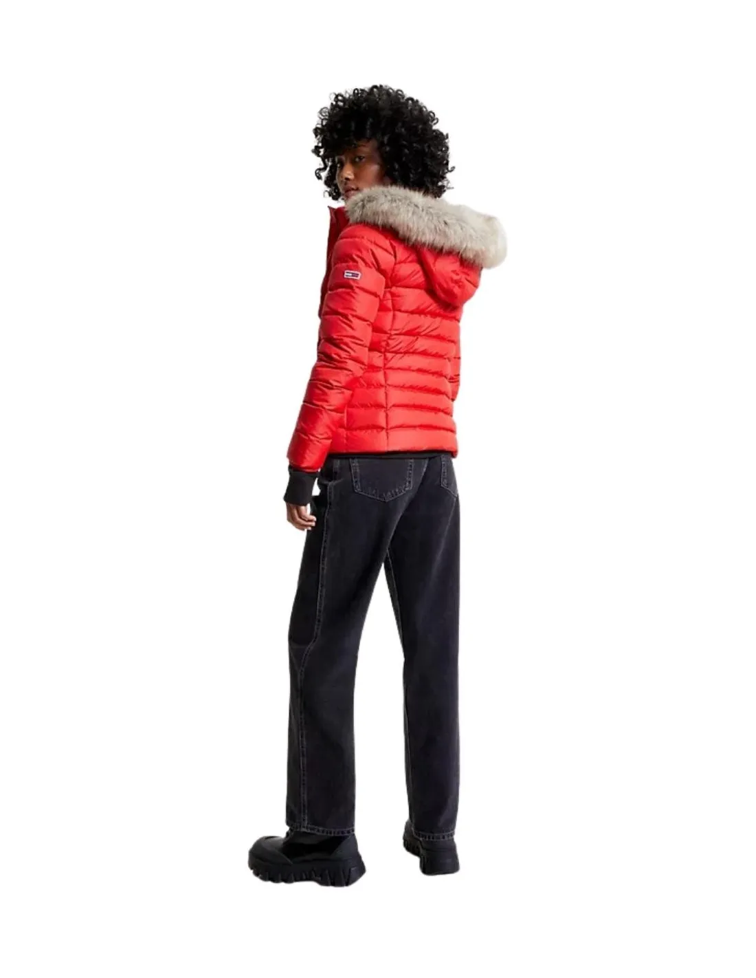 Tommy Jeans Red Puffer Jacket Ref 54357 XNL