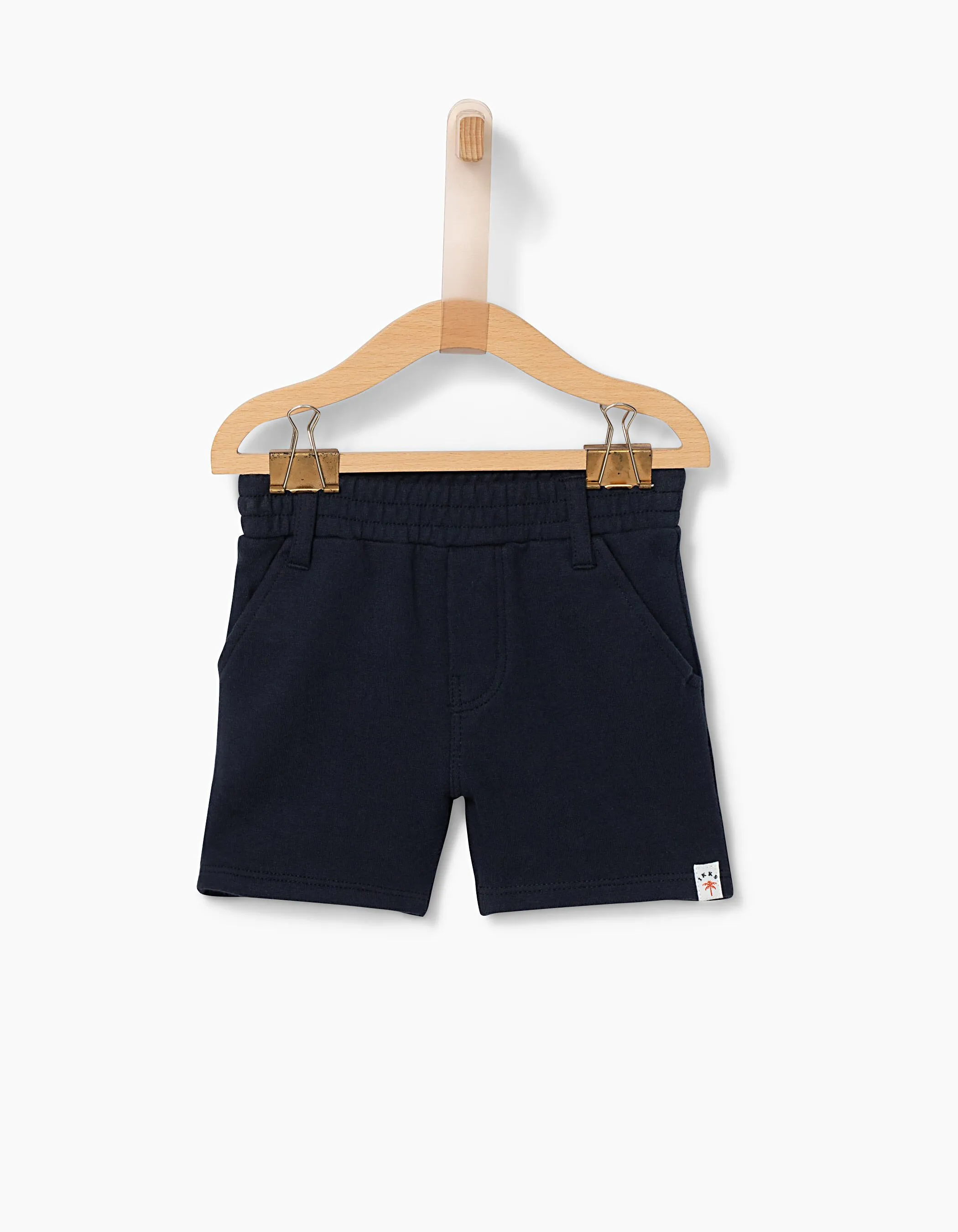Baby boy polo and sweat shorts set.