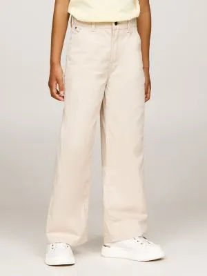 Essential Beige Tommy Hilfiger Wide Chino Trousers