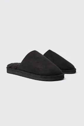 Fleece Trimmed Slippers