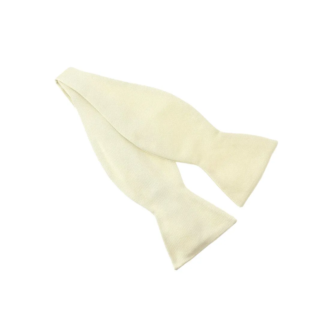 Handmade Silk Bow Tie, Avorio