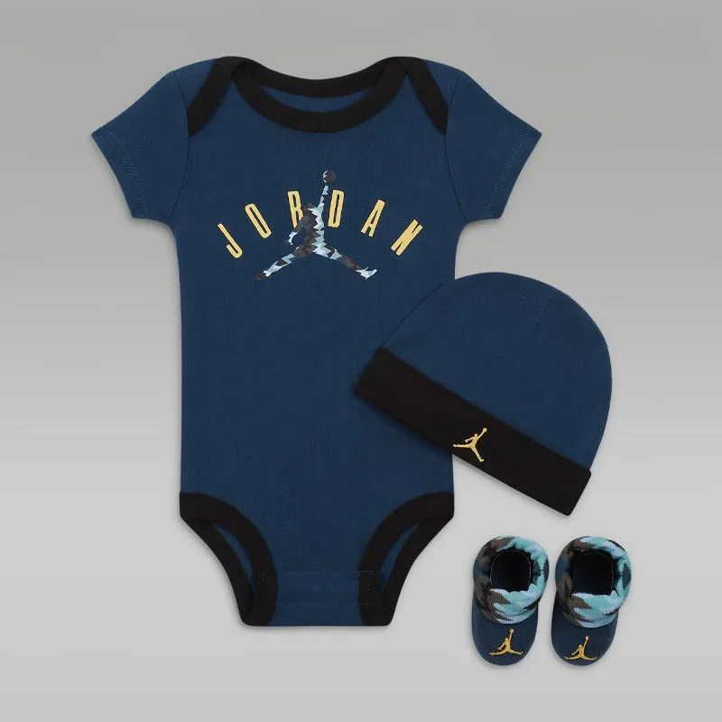 Jordan Mvp Box - Bleu Baby Boy 3-Piece Starter Set