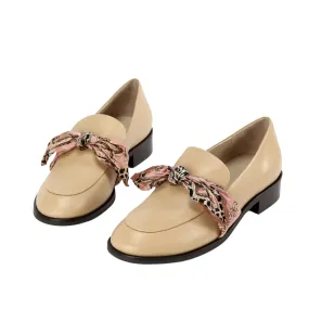 Journal Mocassin and Scarf - Toffee