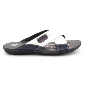 Chaussons en cuir homme blanc 200/B Kampol