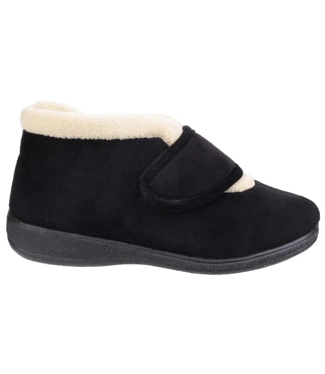 Chaussons à attache noirs pour femme Levitt de Fleet & Foster