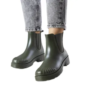 Michele's green short boots.