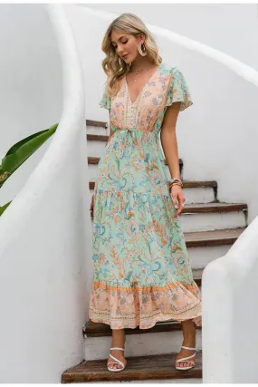Vintage Hippie Maxi Dress