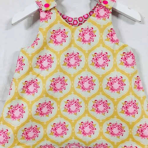 Oeko Tex Reversible Cotton Dress - Size 6 Months