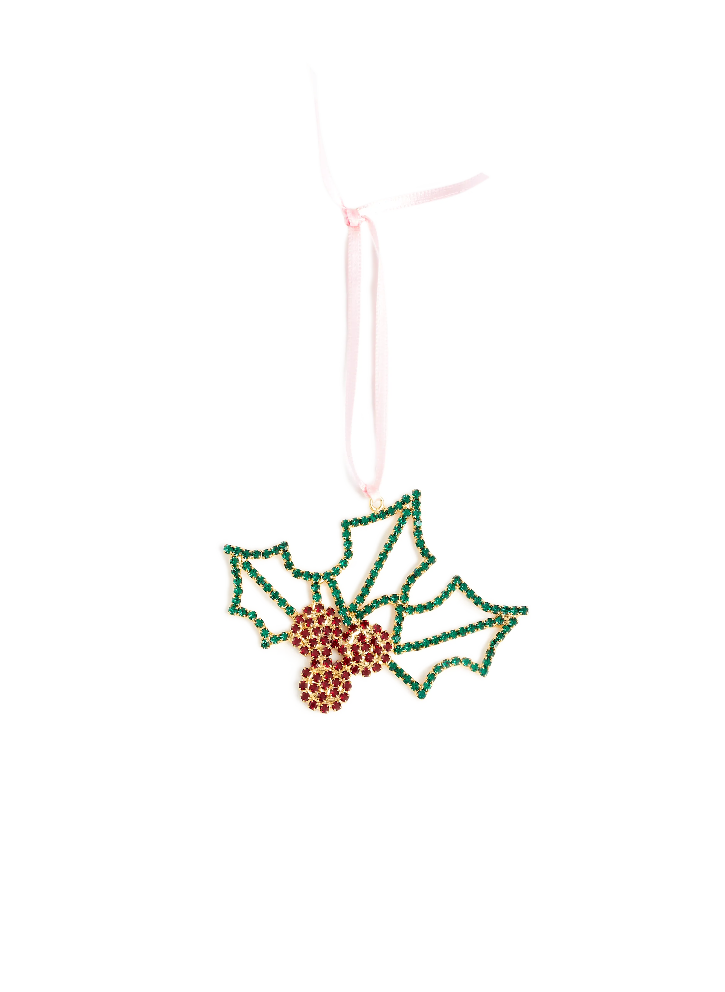 ROSANTICA Holly Leaf Ornament - Multicolor