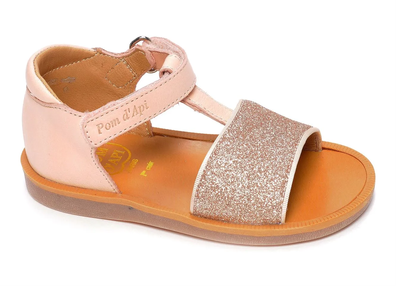 Nude Velcro Poppy Tao Sandals & Flip-Flops by Pom d Api