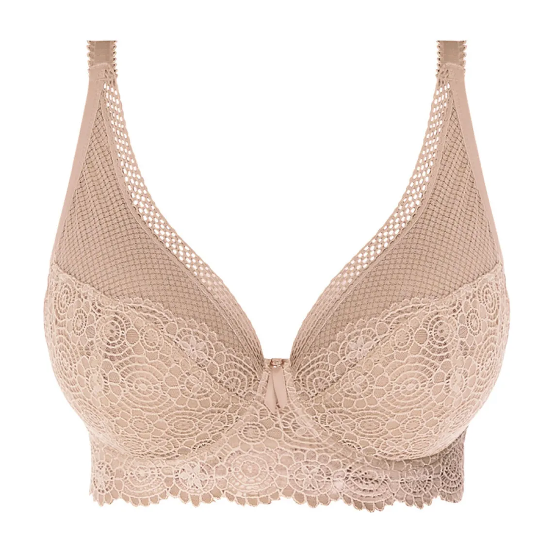 Beige Underwired Full Cup Bra - 3 SUISSES