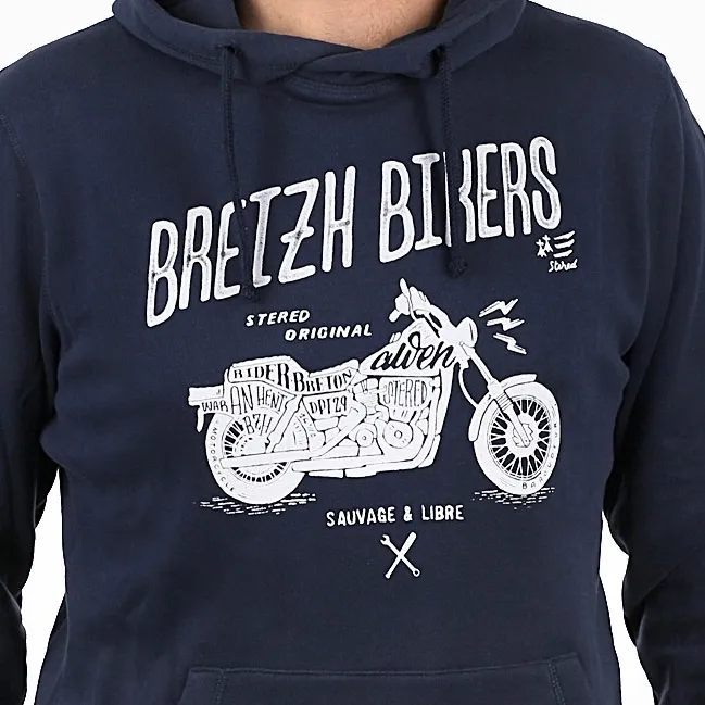 Marine Hoodie Breizh Bikers