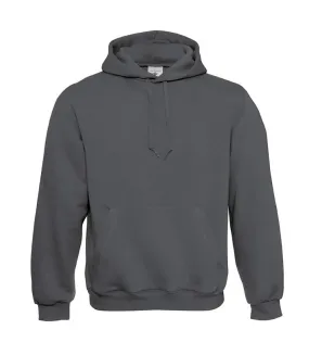 Steel Grey B&C Men's Hooded Sweatshirt