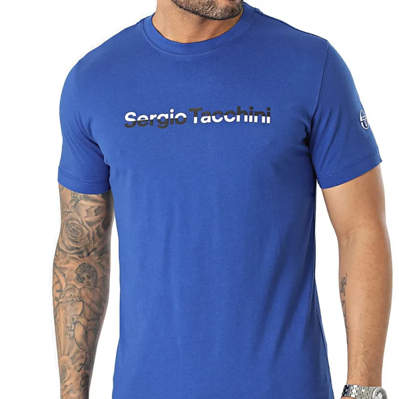 Tobin Bleu Noir Sergio Tacchini T-Shirt