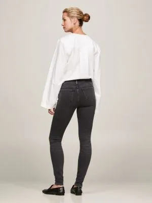 Tommy Hilfiger Mid-Rise TH Flex Skinny Jeans in Denim.