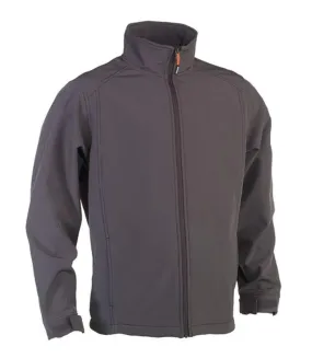 Softshell Work Jacket for Men - HK195 - Grey.