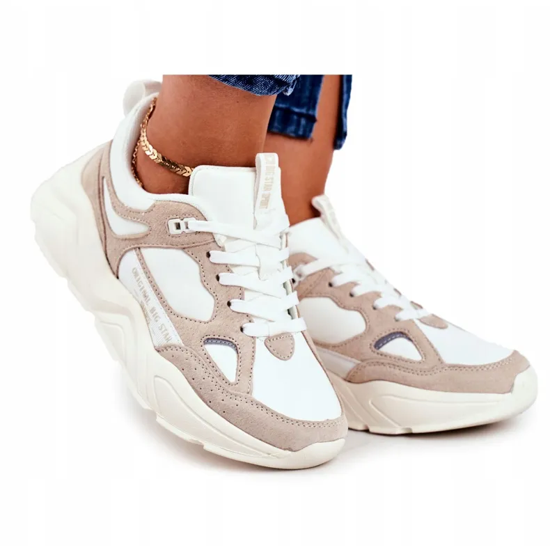 Weiss Big Star GG274657 beige sneakers
